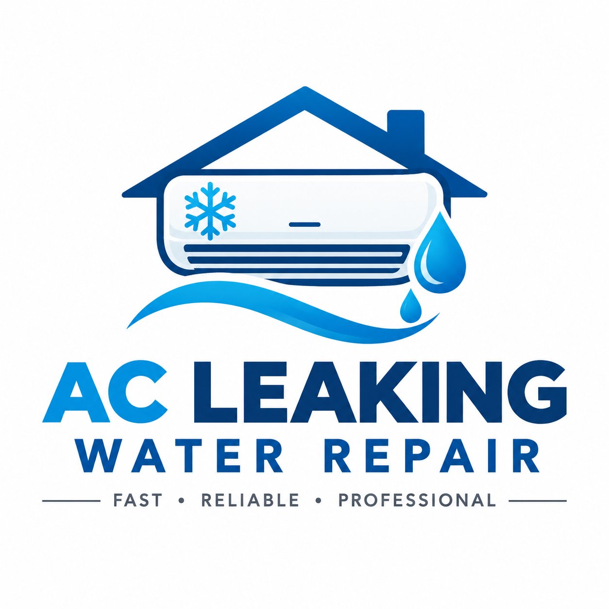 AC Water Leak Repair Logo